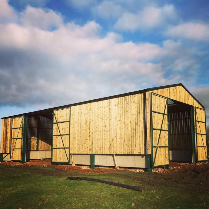 Steel framed farm buildings Warwickshire