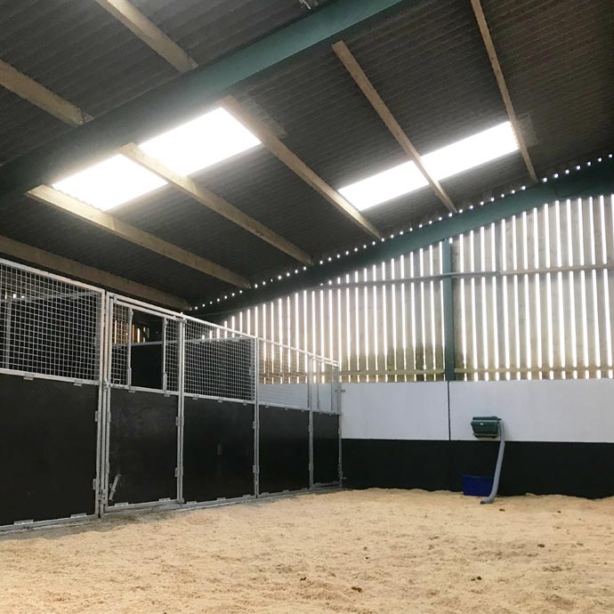 Steel framed farm building Warwickshire