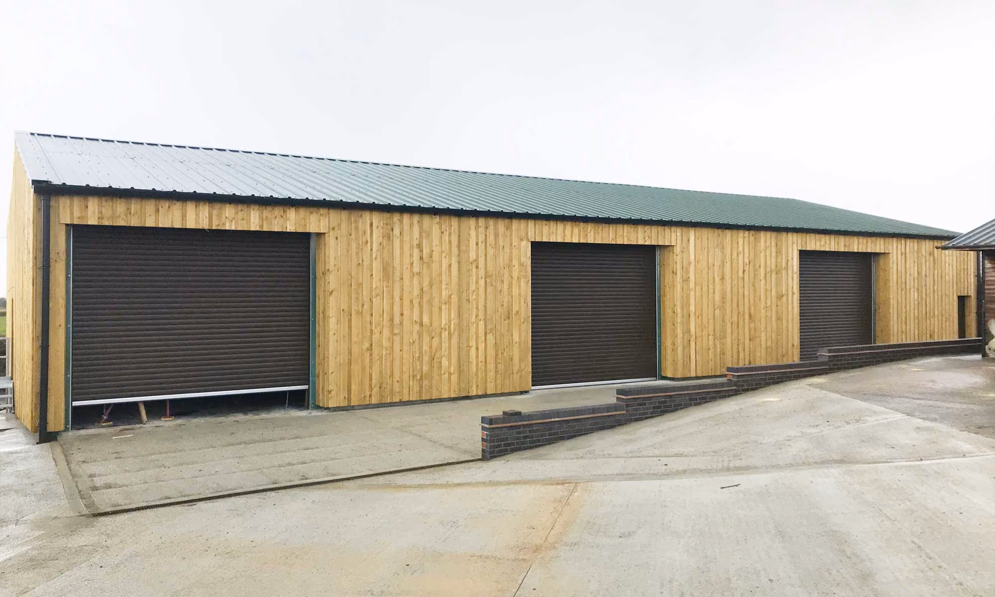 Steel framed warehouse