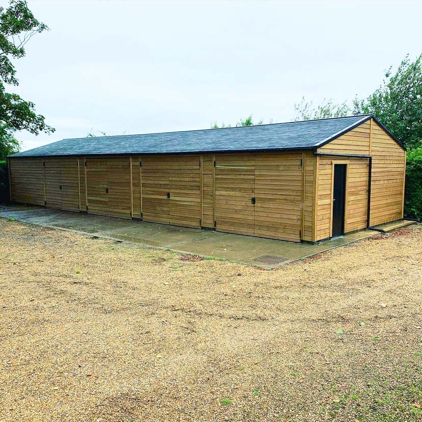 Timber framed farm building contractor in Warwickshire